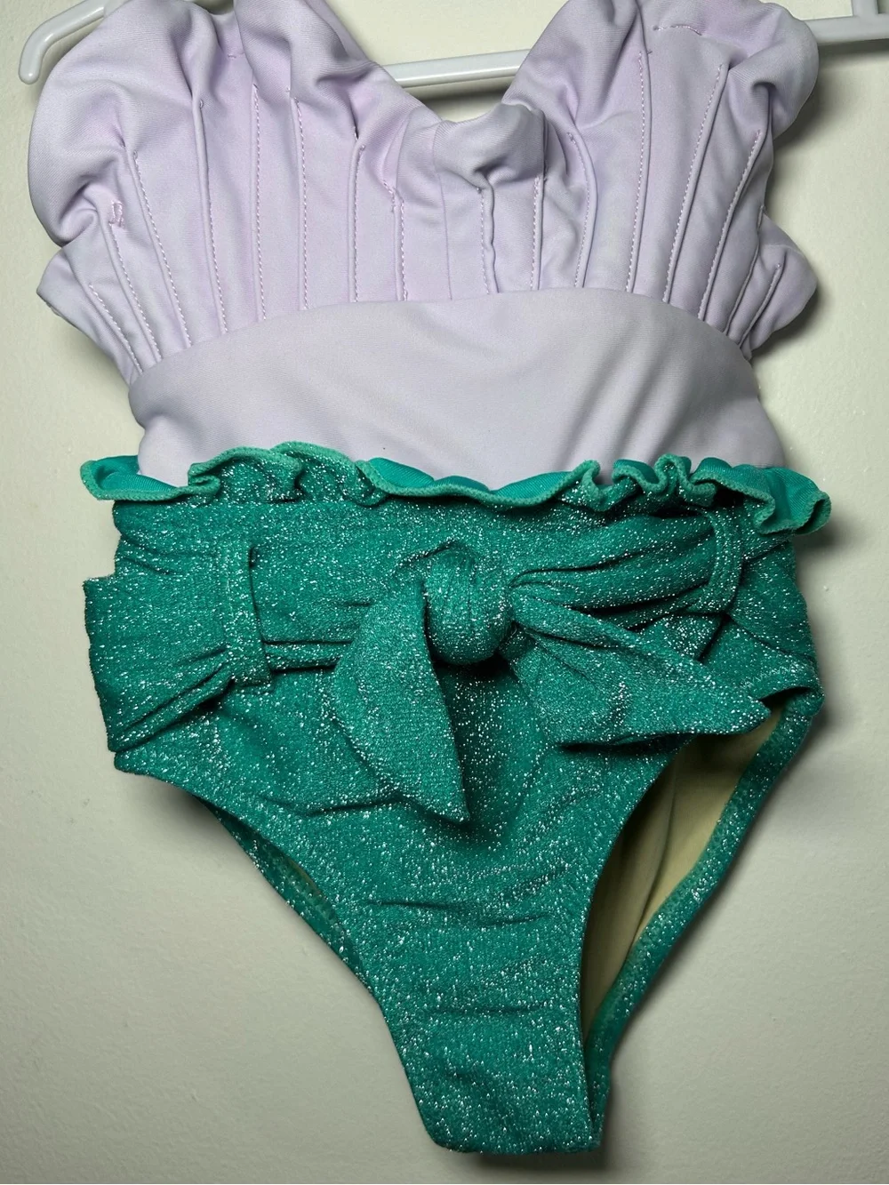 Shade Critters Lilac Shimmer Mermaid Infant Girls One Piece Swimsuit 6-12 Months